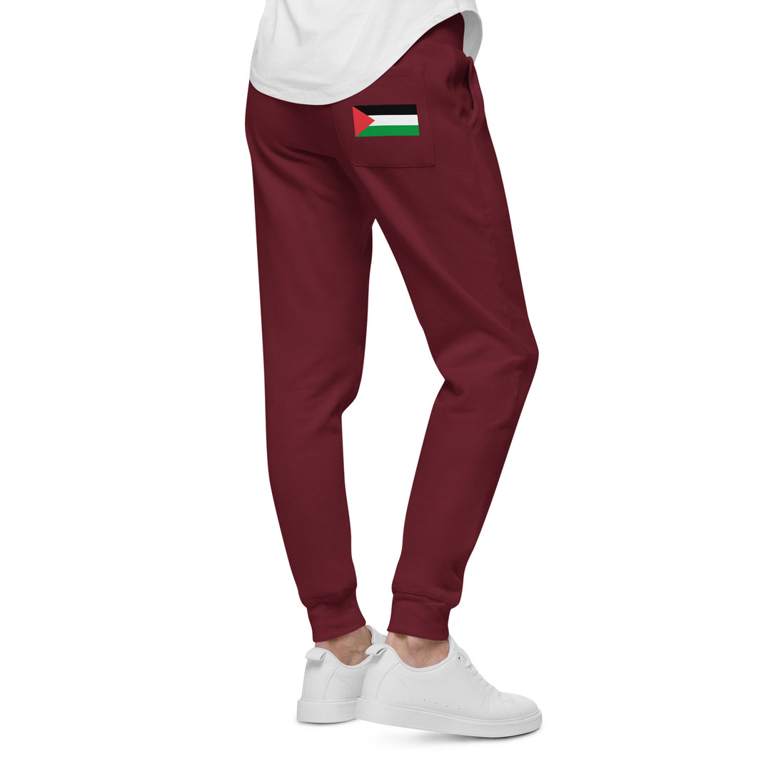 Men fleece sweatpants | Palestine Flag