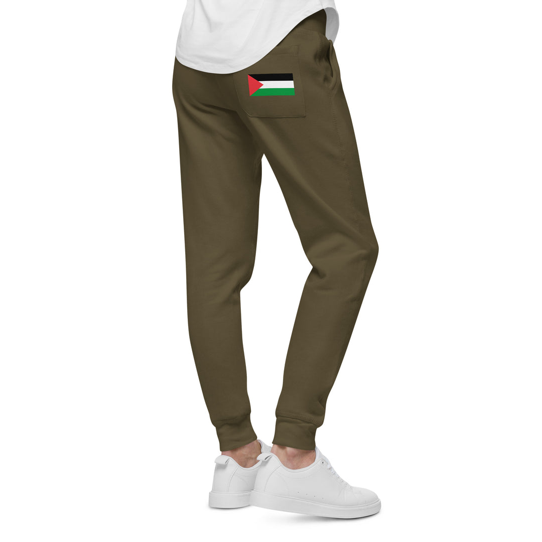 Men fleece sweatpants | Palestine Flag