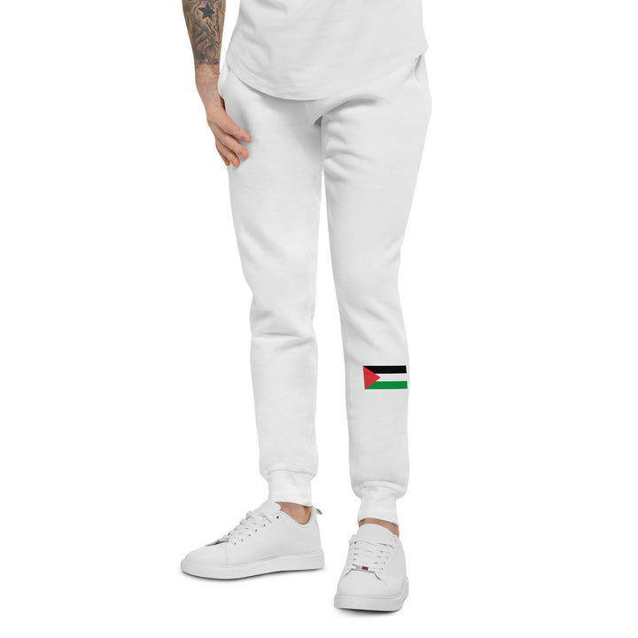 Men fleece sweatpants | Palestine Flag