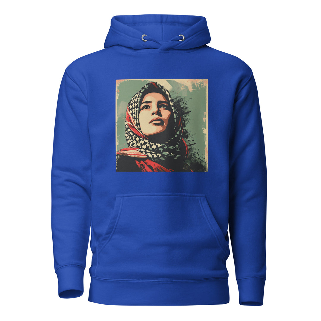 Men Hoodie - Palestine Hope, Team Royal