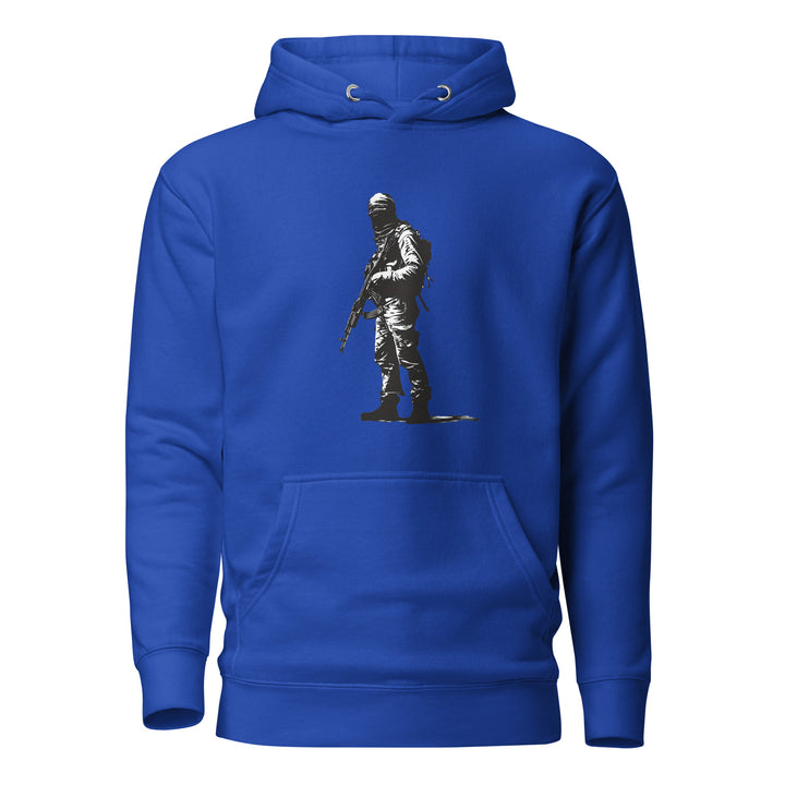Men Hoodie - The Fighter, Team Royal