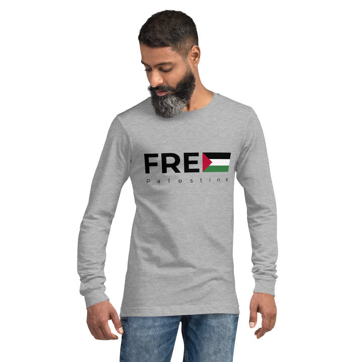 Men Long Sleeve Tee | Free Palestine