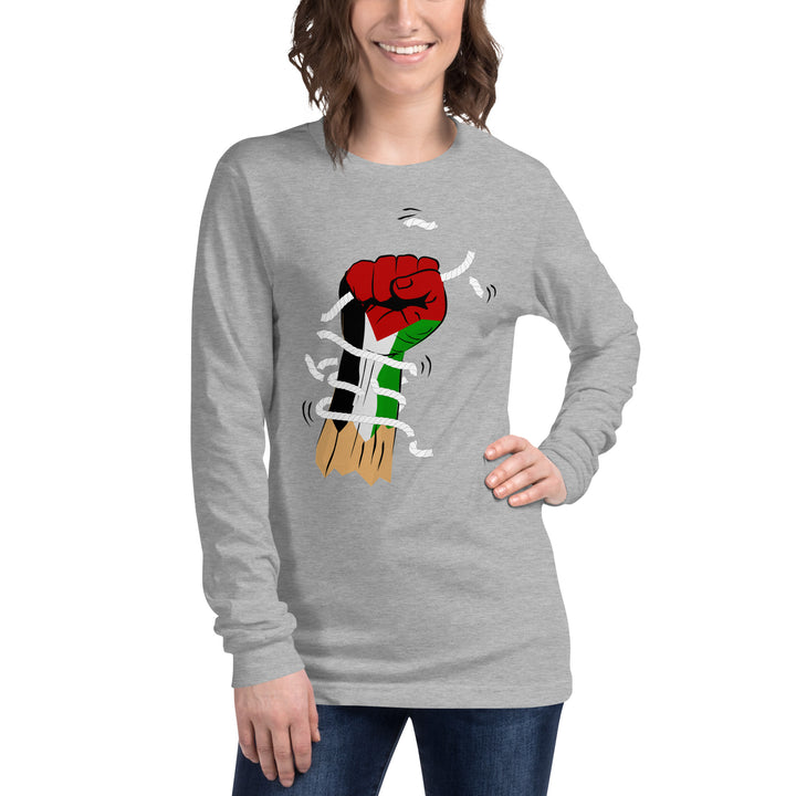 Women Long Sleeve Tee | Palestine Hand