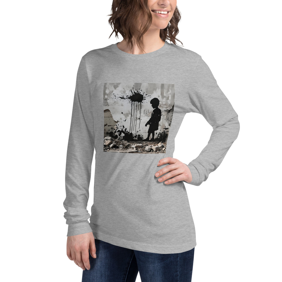 Women Long Sleeve Tee | Palestine Wall