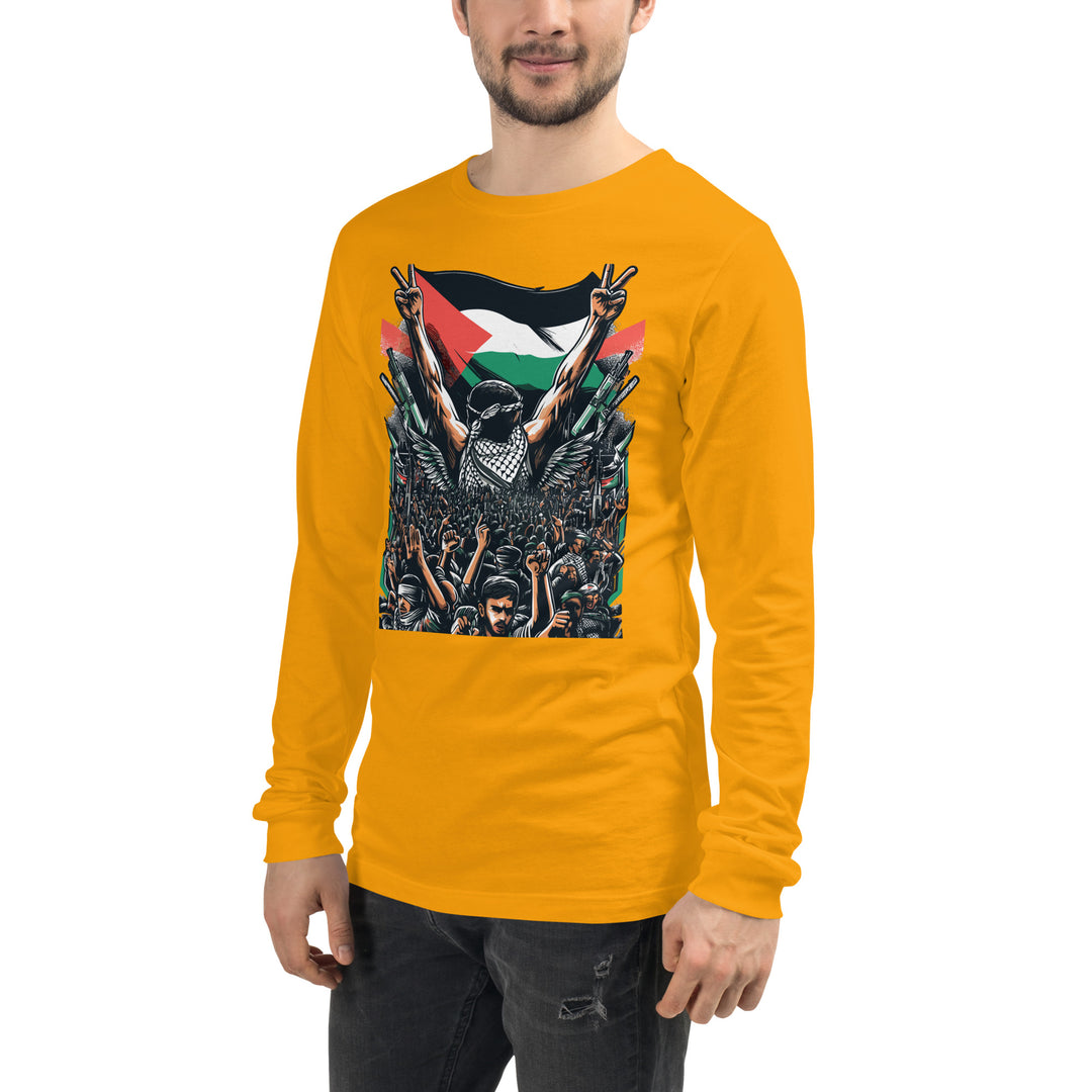 Men Long Sleeve Tee | Art by Moh