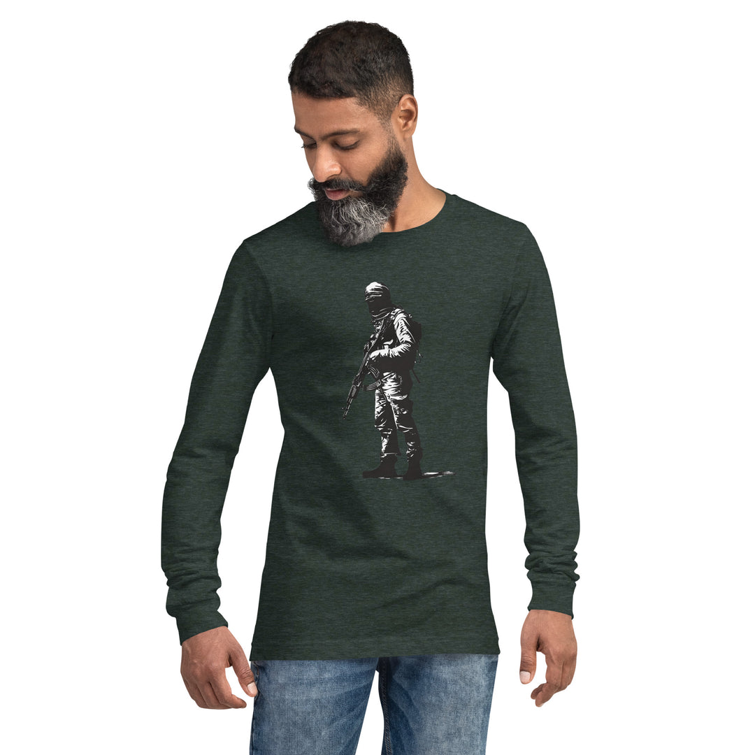 Men Long Sleeve Tee | The Fighter