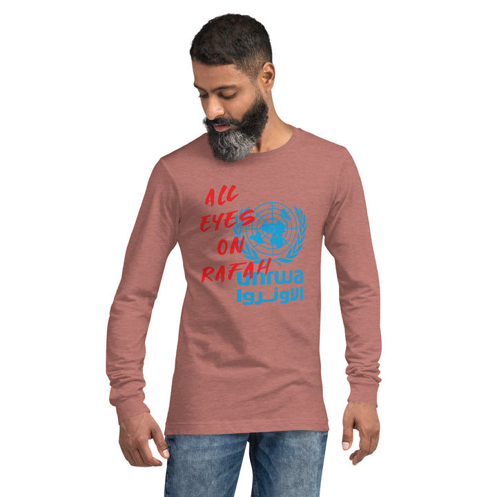 Men Long Sleeve Tee | All Eyes on Rafah