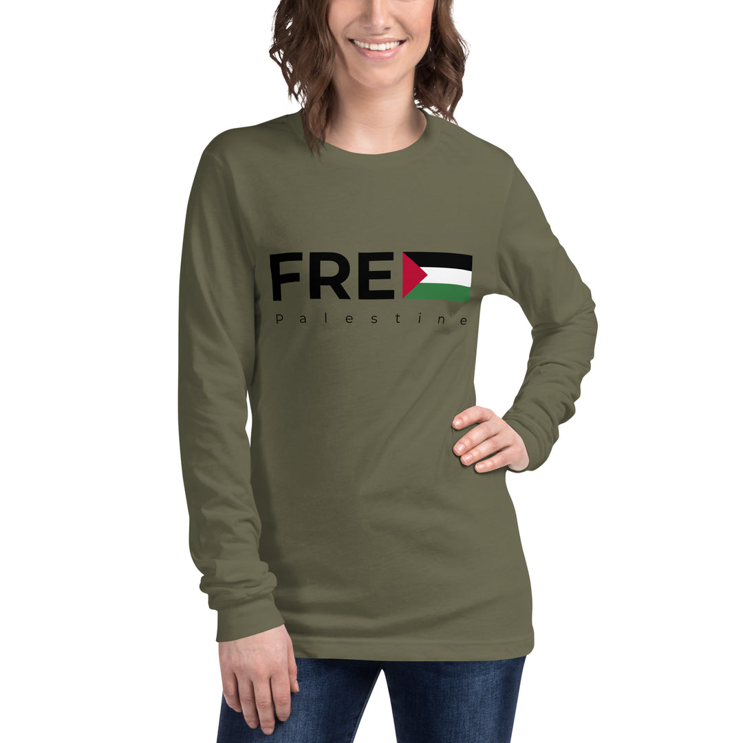 Women Long Sleeve Tee | Free Palestine