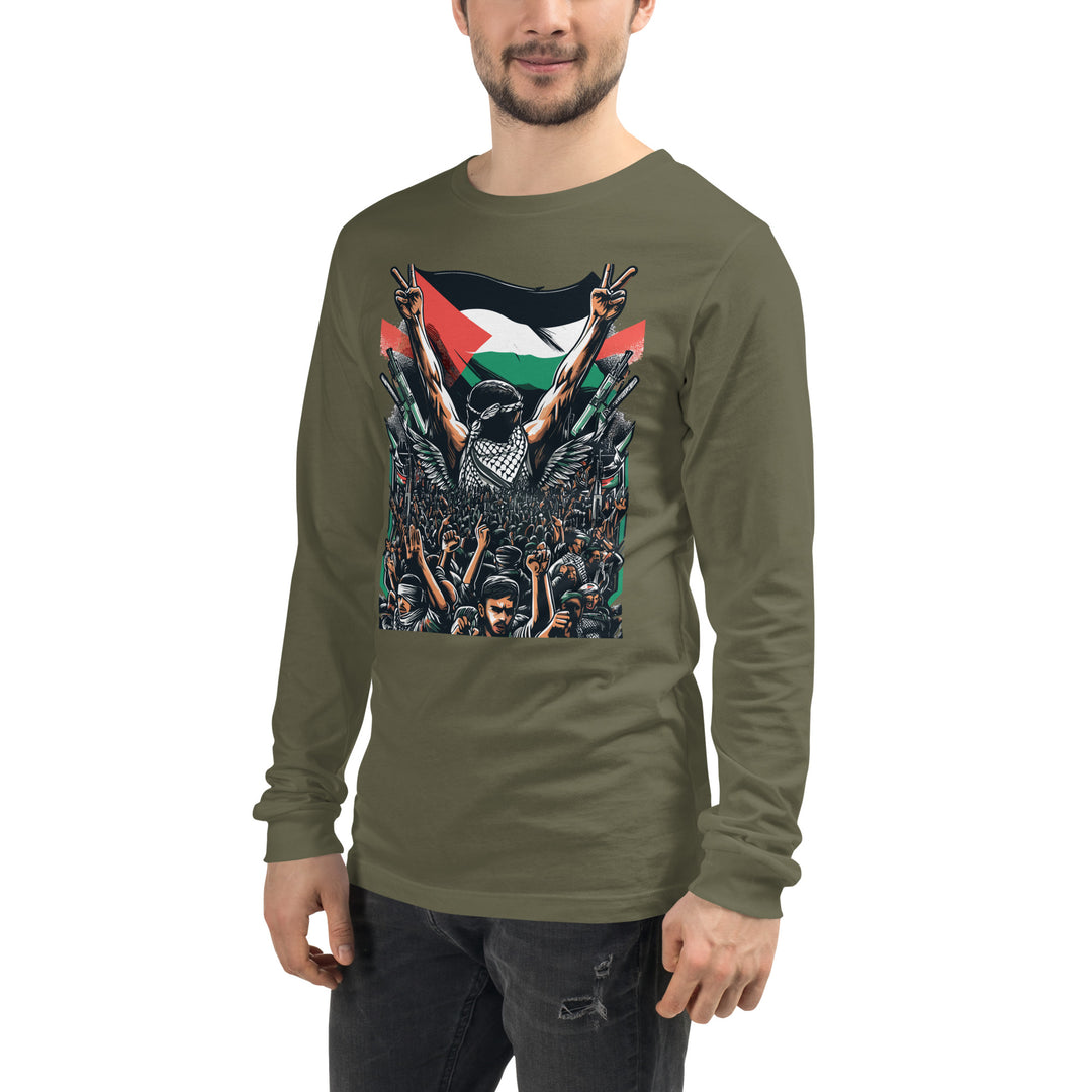 Men Long Sleeve Tee | Art by Moh