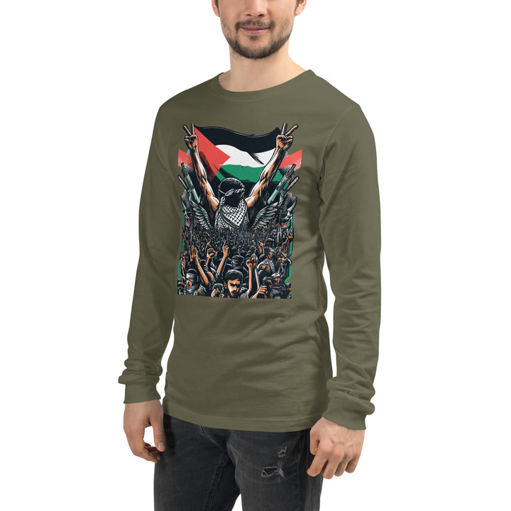 Men Long Sleeve Tee | Art by Moh