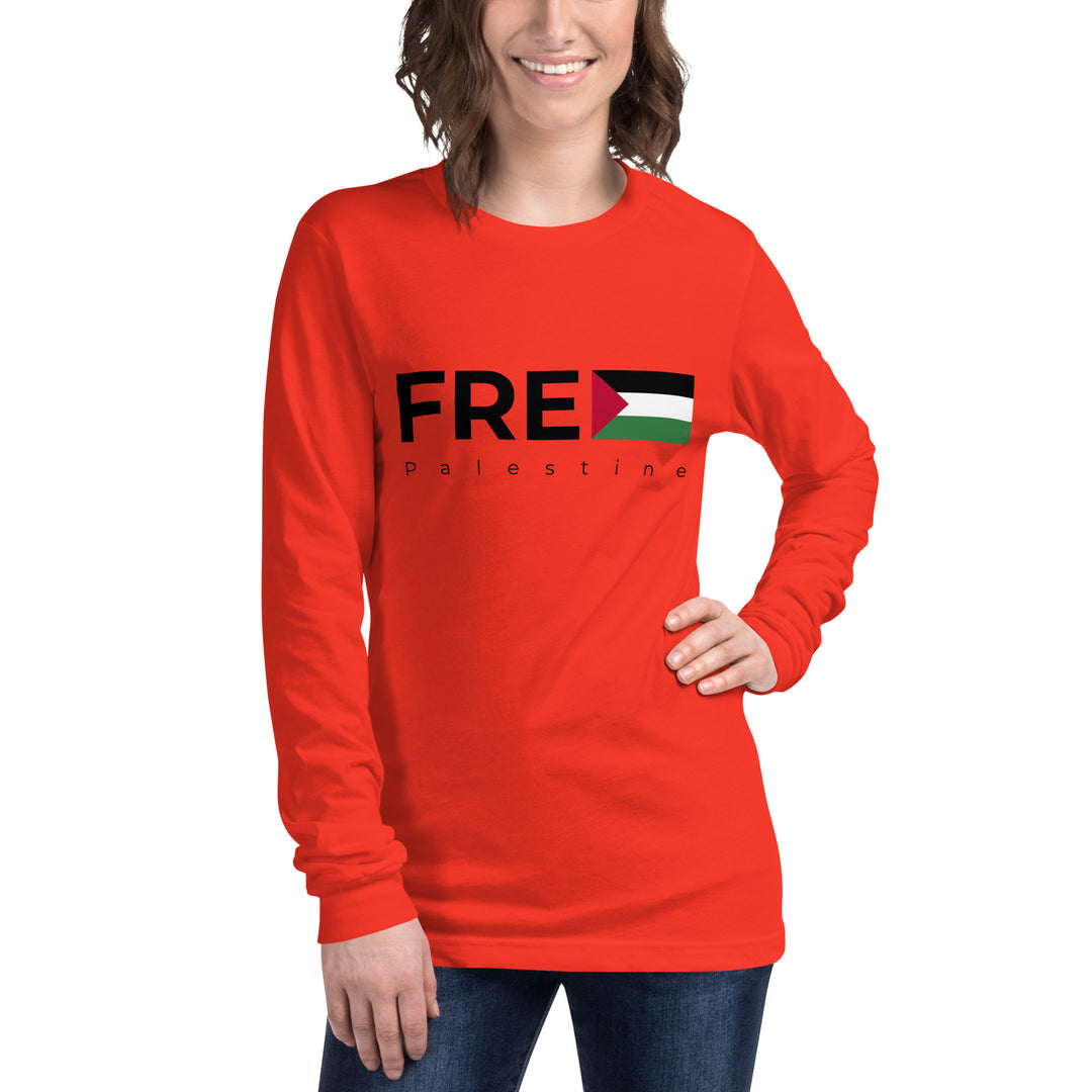 Women Long Sleeve Tee | Free Palestine