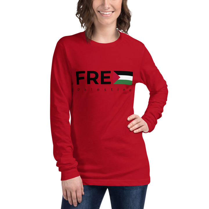 Women Long Sleeve Tee | Free Palestine