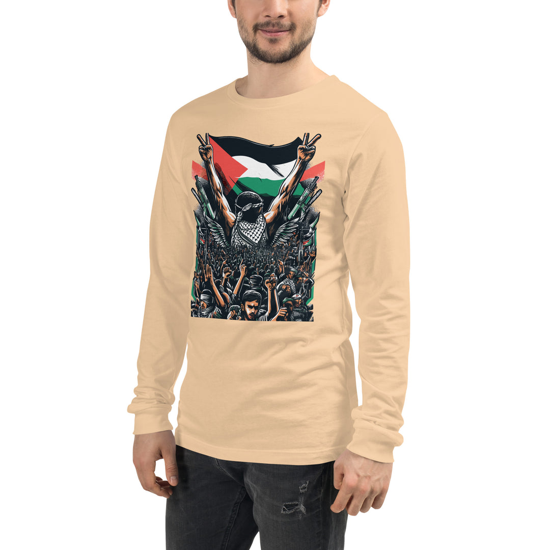 Men Long Sleeve Tee | Art by Moh