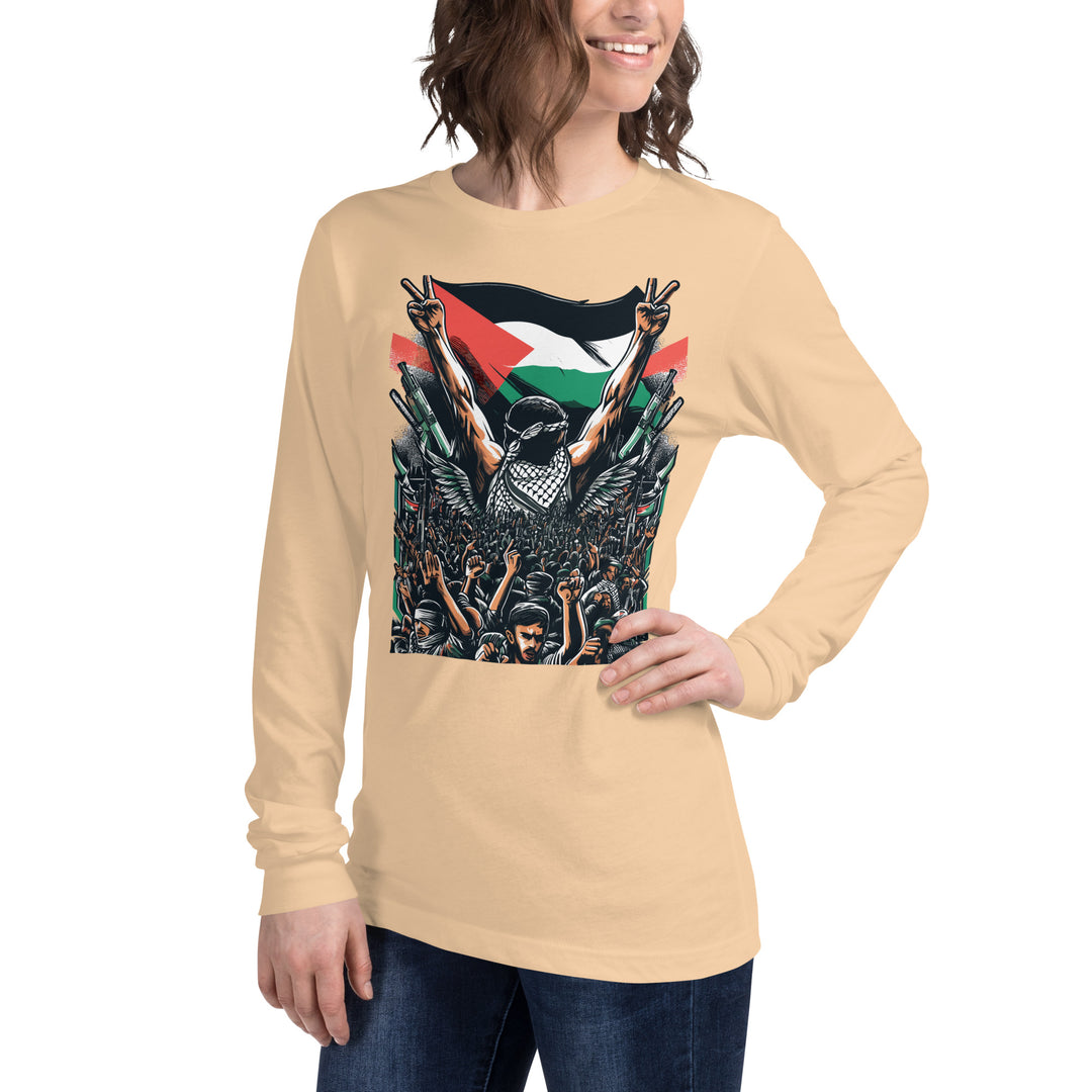 Women Long Sleeve Tee | Art by Moh