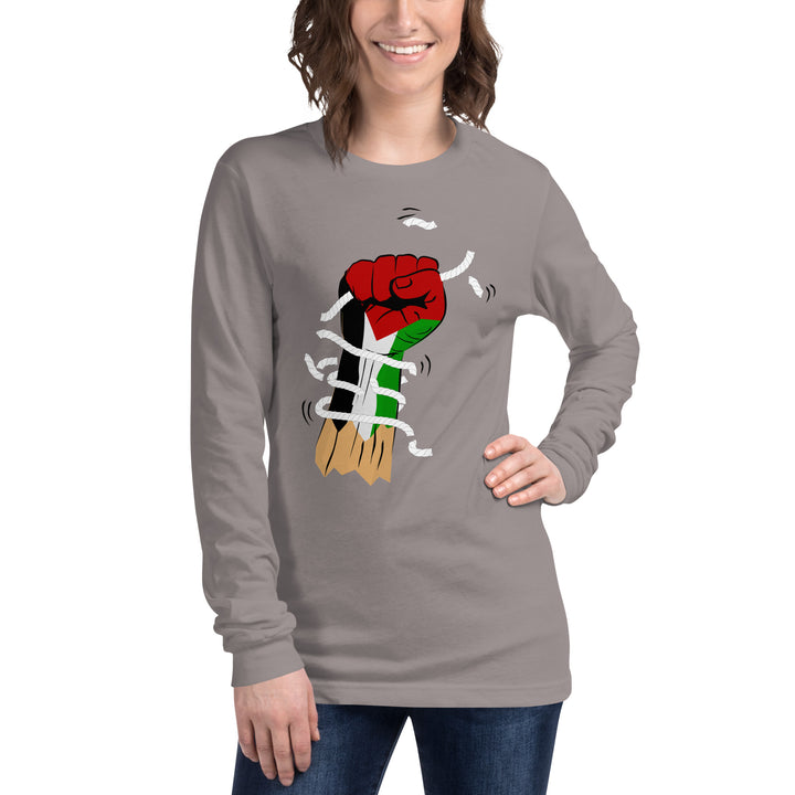 Women Long Sleeve Tee | Palestine Hand