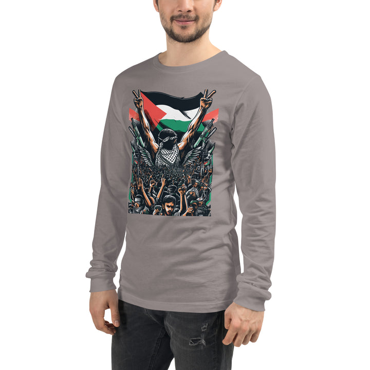 Men Long Sleeve Tee | Art by Moh