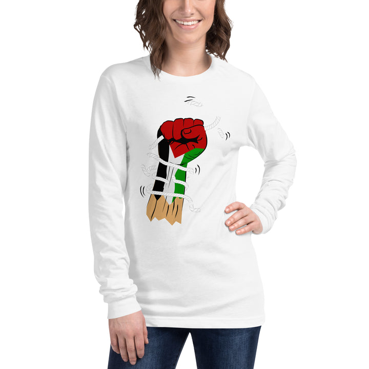 Women Long Sleeve Tee | Palestine Hand