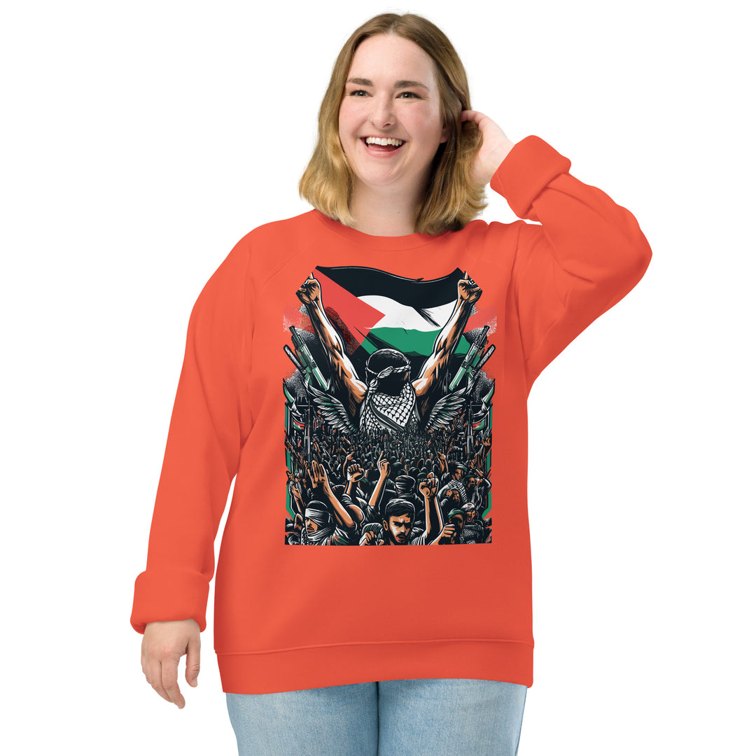 Women organic raglan sweatshirt | Art by Moh