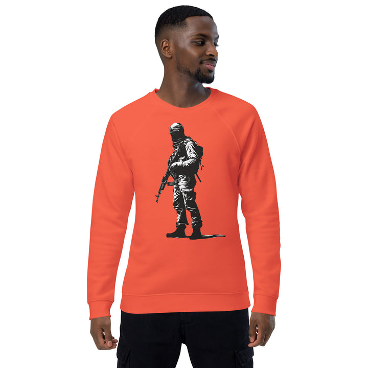 Men organic raglan sweatshirt | The Fighter