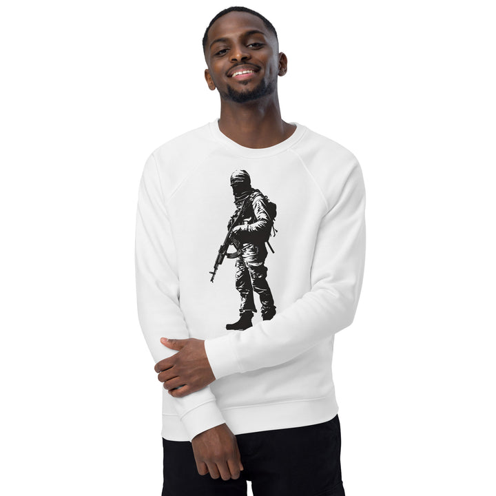 Men organic raglan sweatshirt | The Fighter