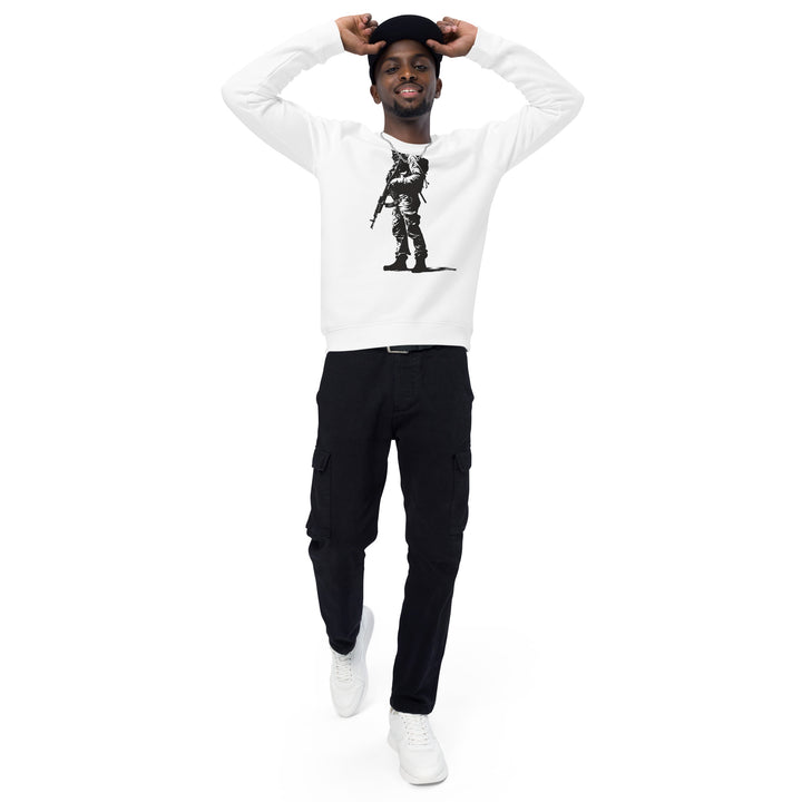 Men organic raglan sweatshirt | The Fighter