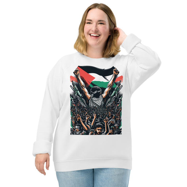 Women organic raglan sweatshirt | Art by Moh