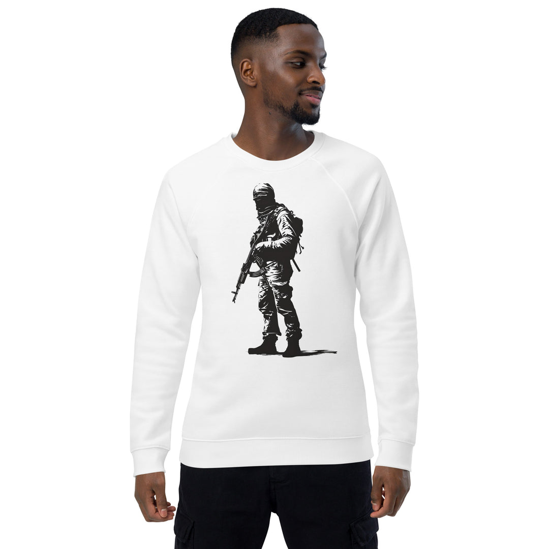 Men organic raglan sweatshirt | The Fighter