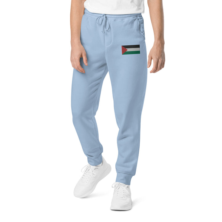 Men pigment-dyed sweatpants | Palestine Flag