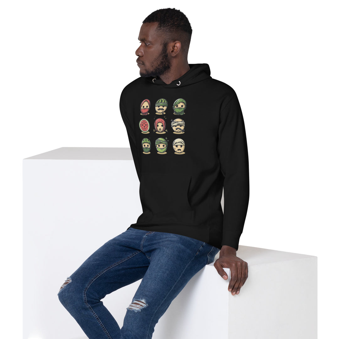 Men Hoodie | Palestine Emoji