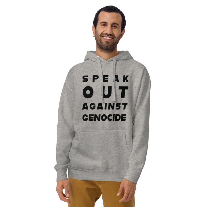 Men Hoodie | Speak out against genocide