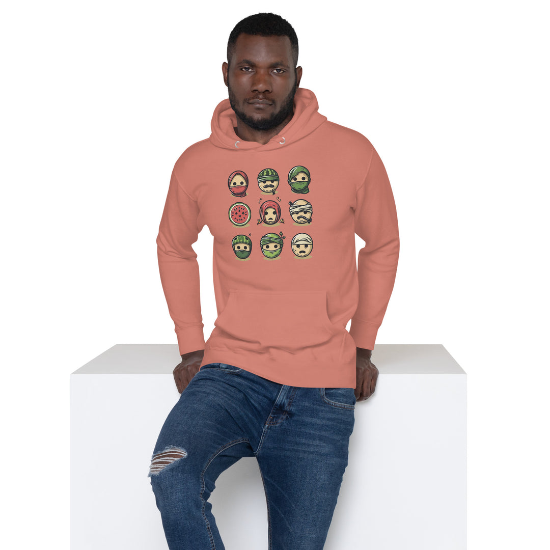 Men Hoodie | Palestine Emoji