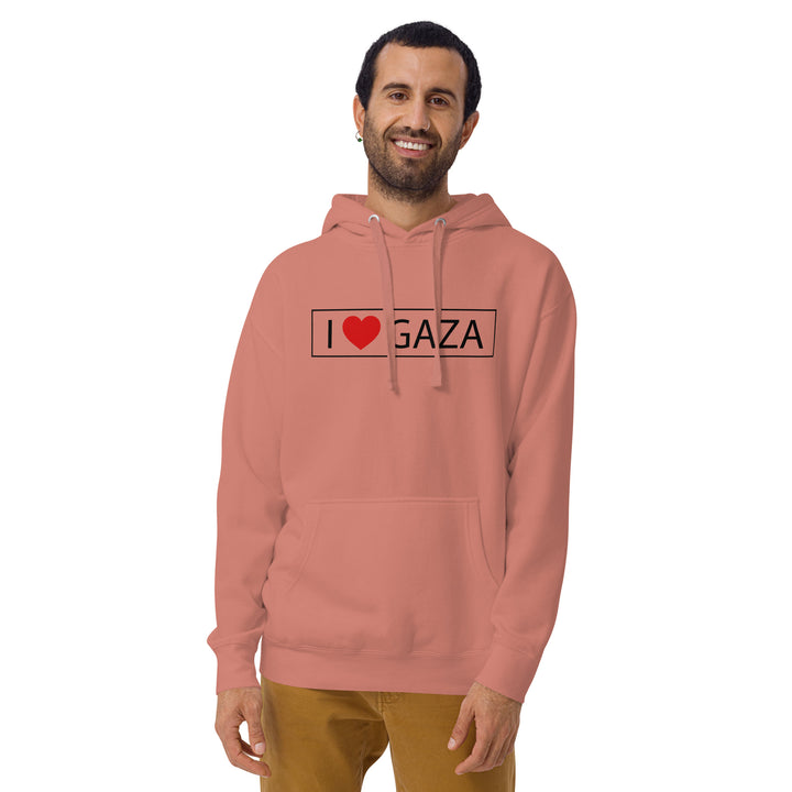 Men Hoodie | I Love Gaza