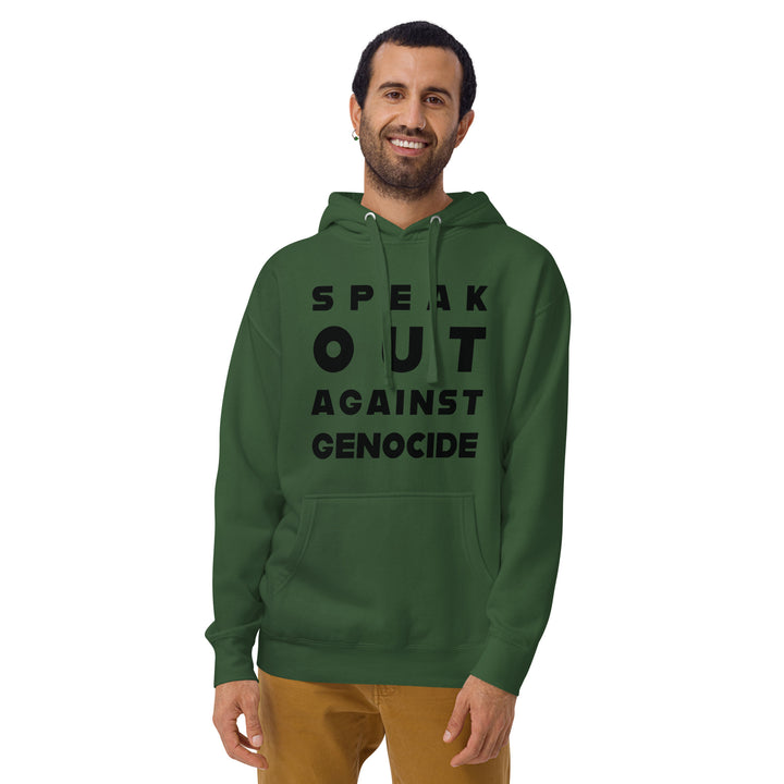 Men Hoodie | Speak out against genocide