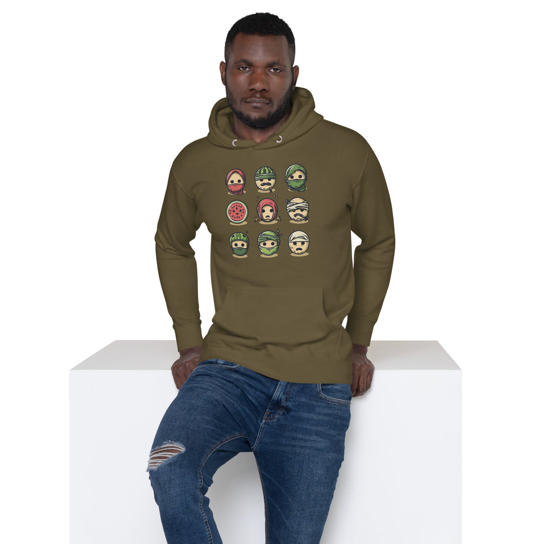 Men Hoodie | Palestine Emoji