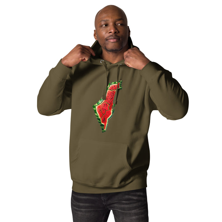 Men Hoodie | Palestine Watermelon