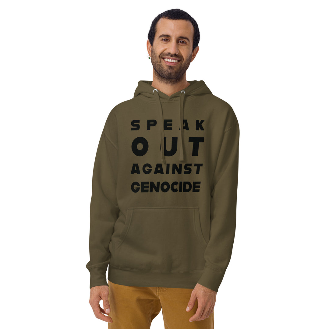 Men Hoodie | Speak out against genocide