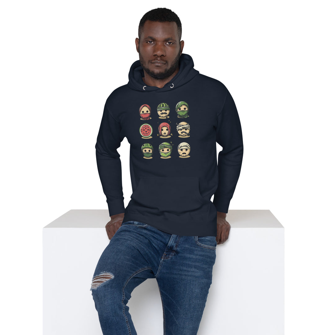 Men Hoodie | Palestine Emoji