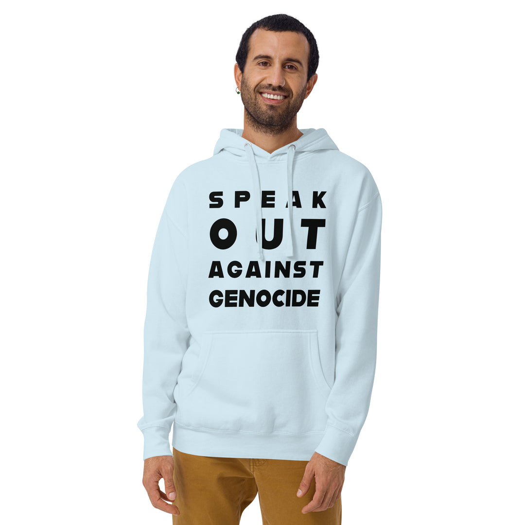 Men Hoodie | Speak out against genocide