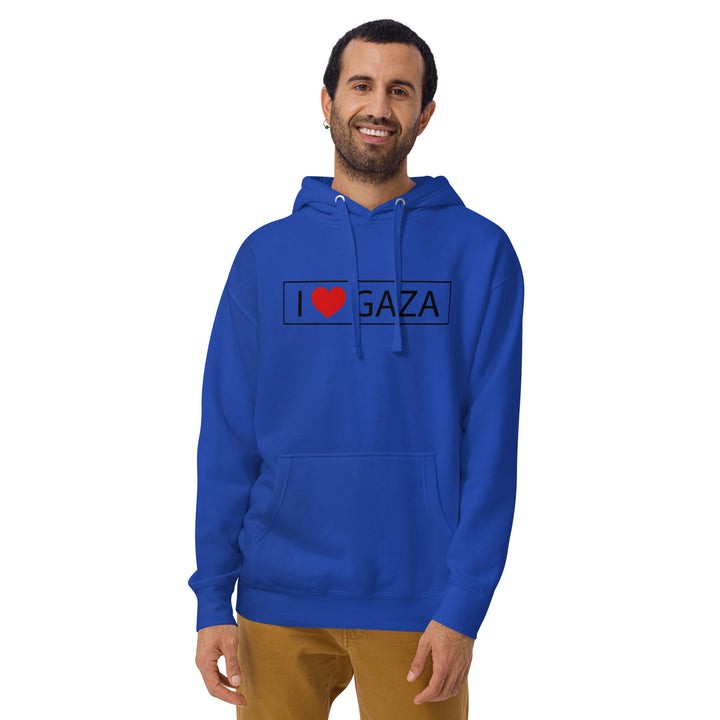 Men Hoodie | I Love Gaza