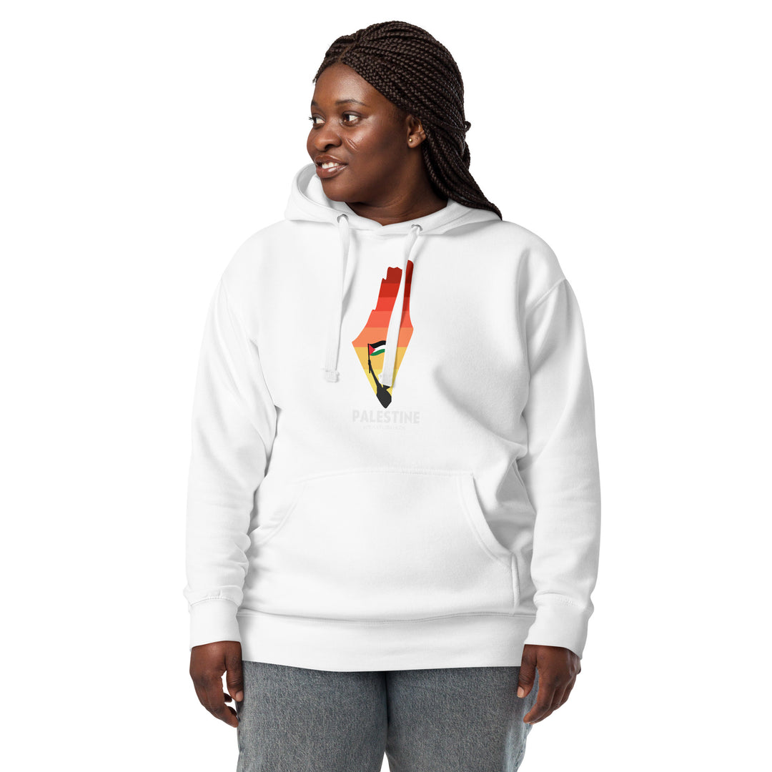 Women Hoodie | Palestine Map