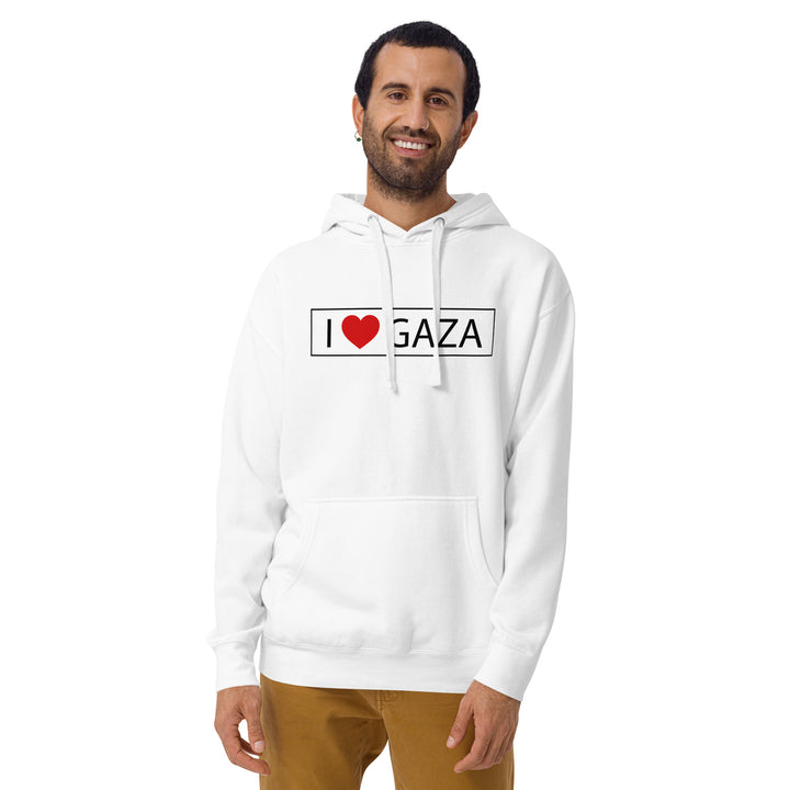 Men Hoodie | I Love Gaza