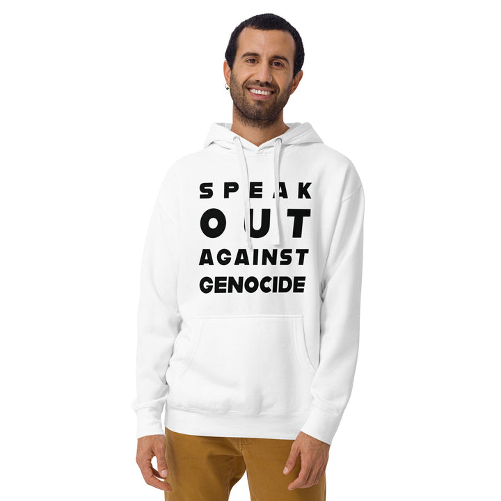 Men Hoodie | Speak out against genocide