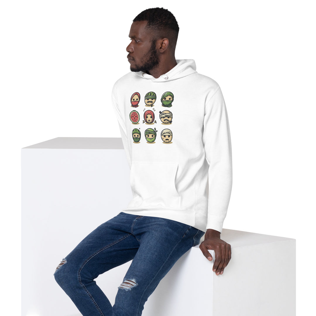 Men Hoodie | Palestine Emoji