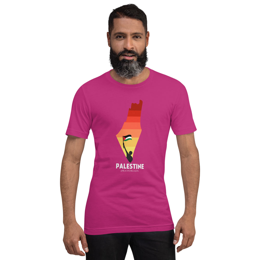 Men t-shirt | Palestine Map