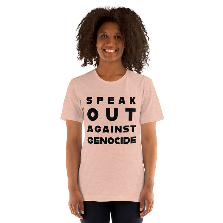 Women t-shirt | Speak out against genocide