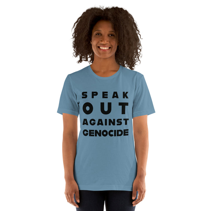 Women t-shirt | Speak out against genocide