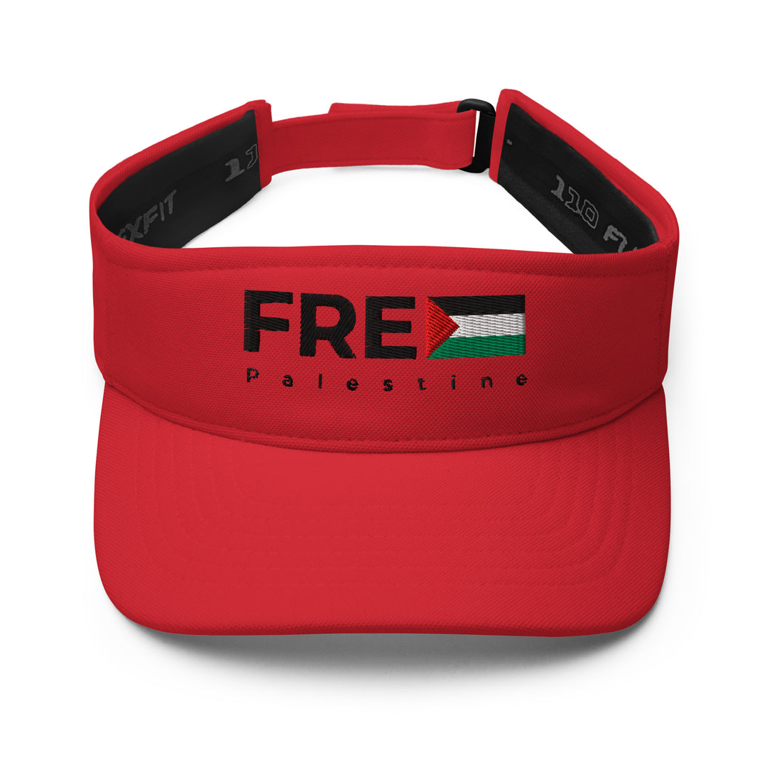 Visor - Free Palestine, Visor Red