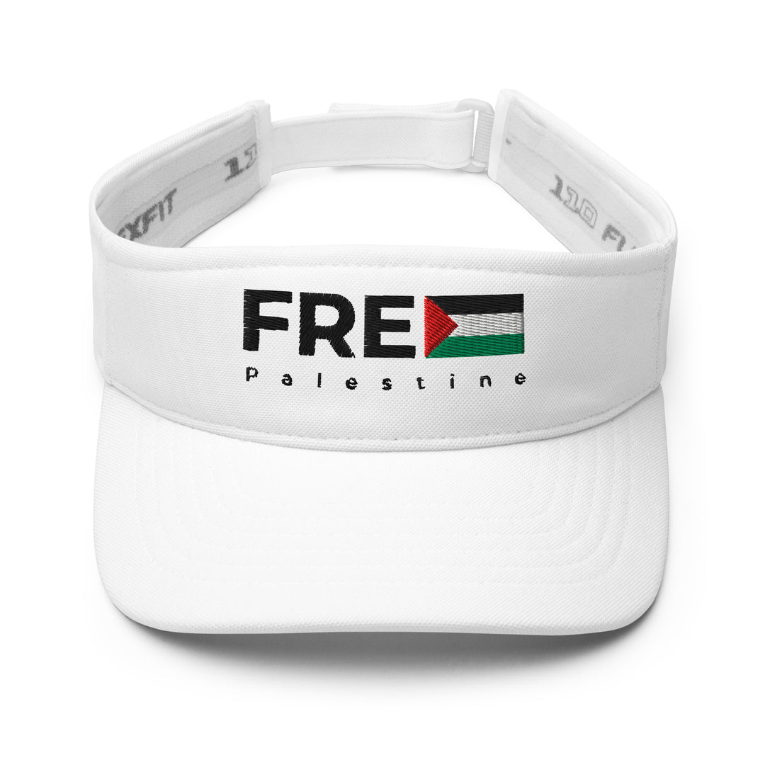 Visor - Free Palestine, Visor White