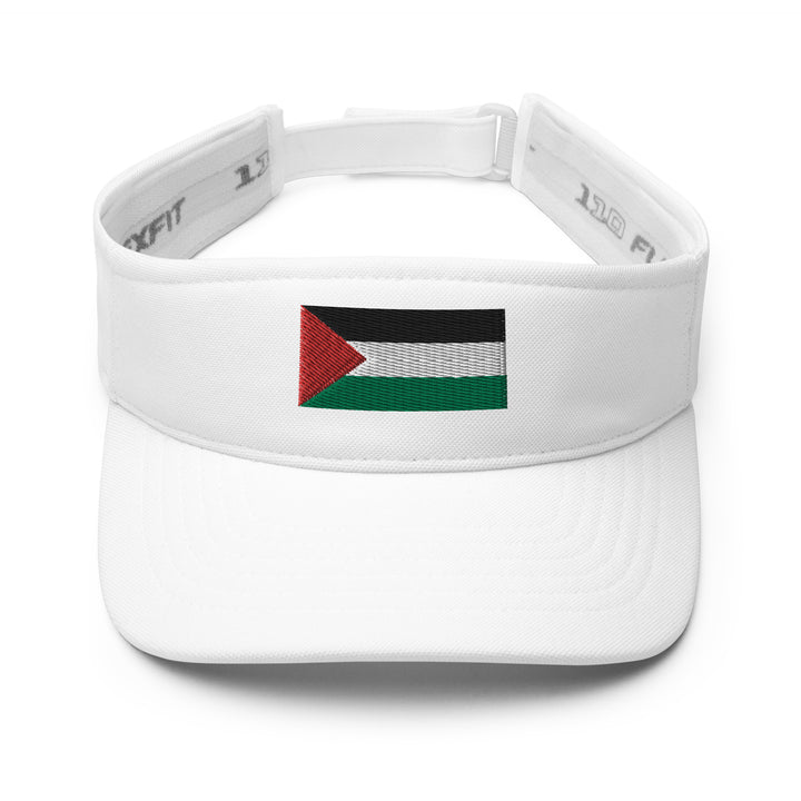 Visor - Palestine Flag, Visor White