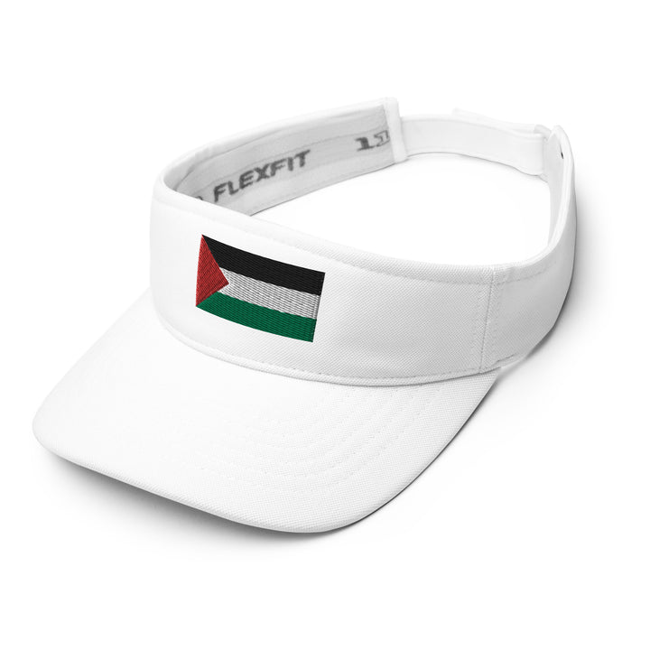 Visor - Palestine Flag, Visor White